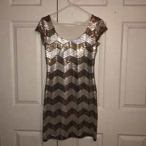 White House black market sequins dress